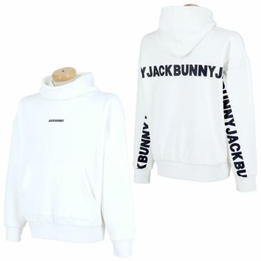 ジャックバニー Jack Bunny!!　メンズ ロゴデザイン 裏フリース ストレッチ 長袖 プルオーバー フーディー 262-4262125　2024年モデル 詳細2