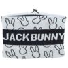 ジャックバニー Jack Bunny!!　ロゴジャガード ニット ネックウォーマー 262-4283003 030 ホワイト　2024年モデル ホワイト（030）