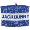 ジャックバニー Jack Bunny!!　ロゴジャガード ニット ネックウォーマー 262-4283003 110 ブルー　2024年モデル ブルー（110）