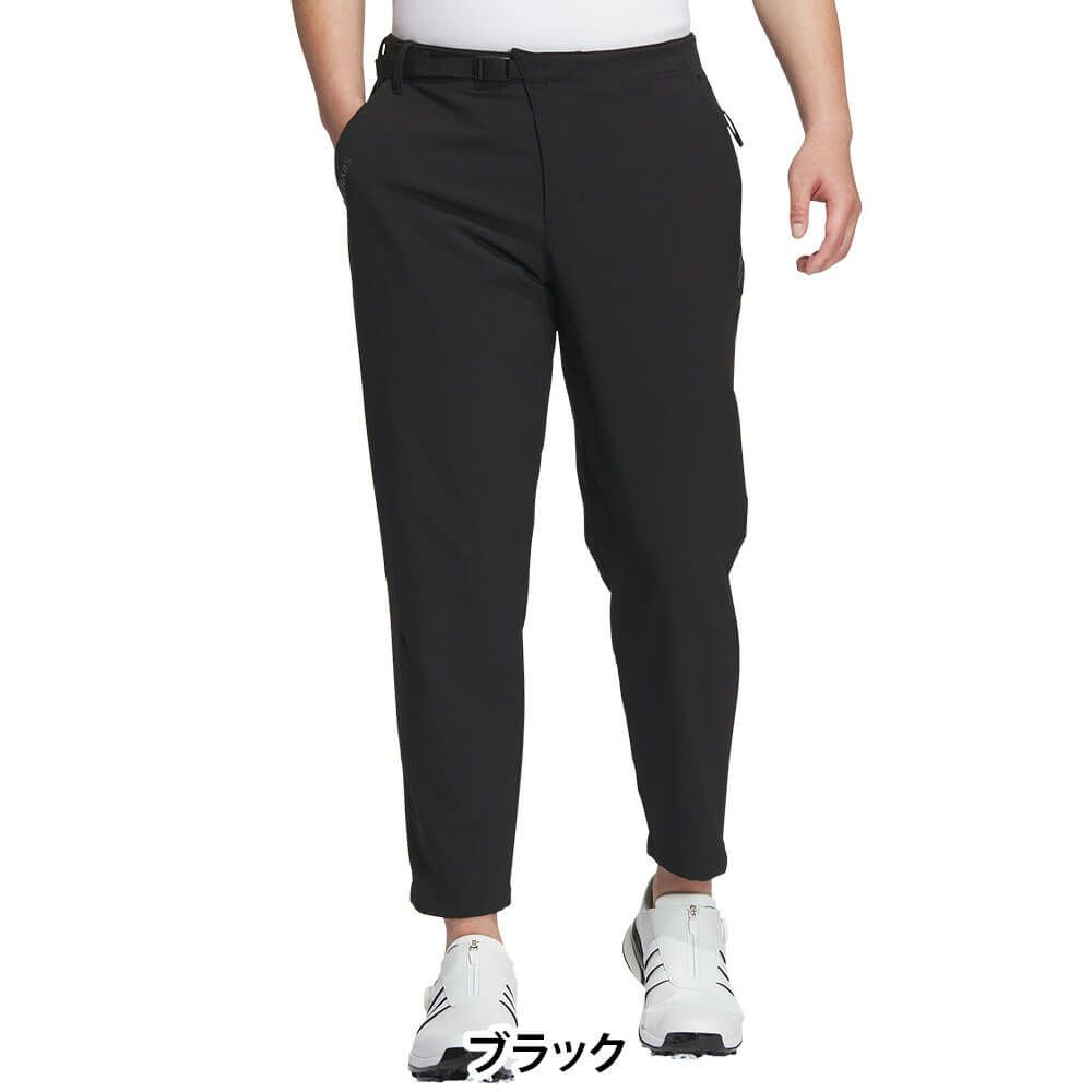 アディダス adidas　メンズ ロゴデザイン コードカオス テーパード ロングパンツ KSL83　2024年モデル ブラック
