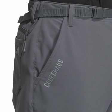 アディダス adidas　メンズ ロゴデザイン コードカオス テーパード ロングパンツ KSL83　2024年モデル 詳細10