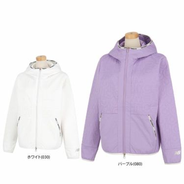 ニューバランスゴルフ レディース SPORT 防風 ロゴデザイン 総柄キルト ストレッチ 長袖 フルジップ フーディー 012-4220502  2024年モデル | 【公式】有賀園ゴルフオンラインAGO