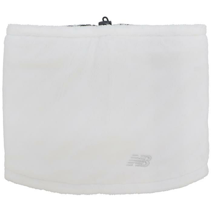 ニューバランスゴルフ　SPORT 配色ライン キルティング ボア リバーシブル ネックウォーマー 012-4283003 010 ブラック×ホワイト　2024年モデル 詳細2