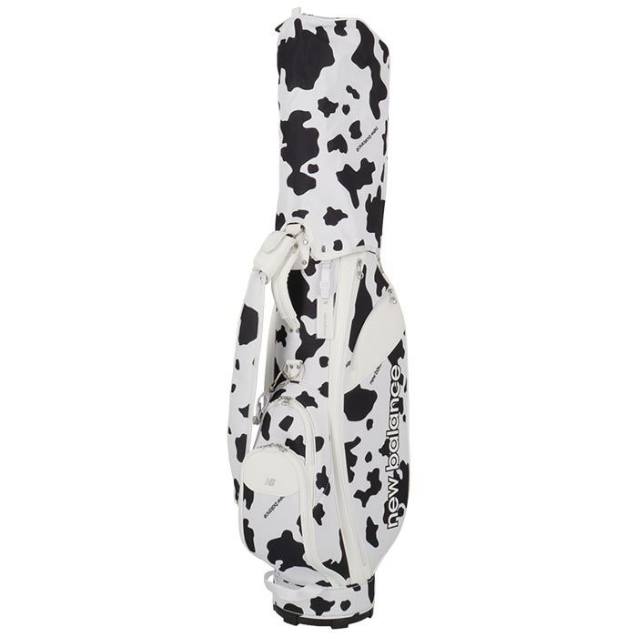 ニューバランスゴルフ　SPORT レディース カウスポット柄 キャディバッグ 012-4280501 030 ホワイト　2024年モデル 詳細2