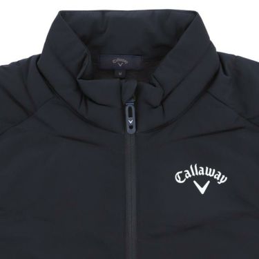 キャロウェイ Callaway　メンズ スターストレッチ 裏起毛 フリース 生地切替 長袖 ハイブリッド フルジップ ブルゾン C24217109　2024年モデル 詳細3