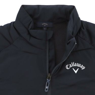 キャロウェイ Callaway　メンズ スターストレッチ 裏起毛 フリース 生地切替 長袖 ハイブリッド フルジップ ブルゾン C24217109　2024年モデル 詳細5