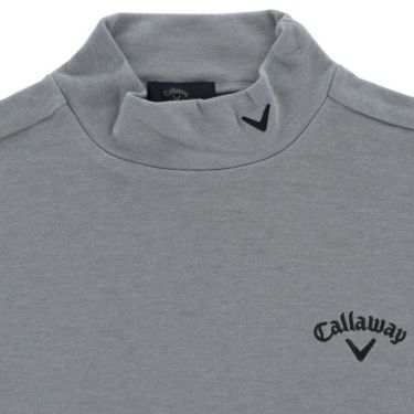 キャロウェイ Callaway　メンズ 保温 スムース生地 裏起毛 長袖 ハイネックシャツ C24233108　2024年モデル 詳細3