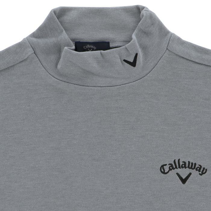 キャロウェイ Callaway　メンズ 保温 スムース生地 裏起毛 長袖 ハイネックシャツ C24233108　2024年モデル 詳細3