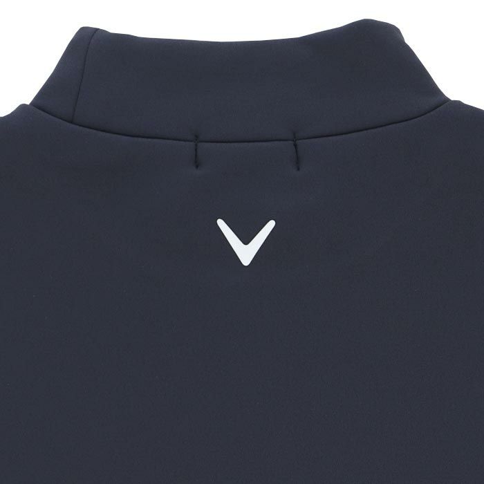 キャロウェイ Callaway　メンズ 保温 ロゴプリント 裏起毛 長袖 ハイネックシャツ C24233110　2024年モデル 詳細4