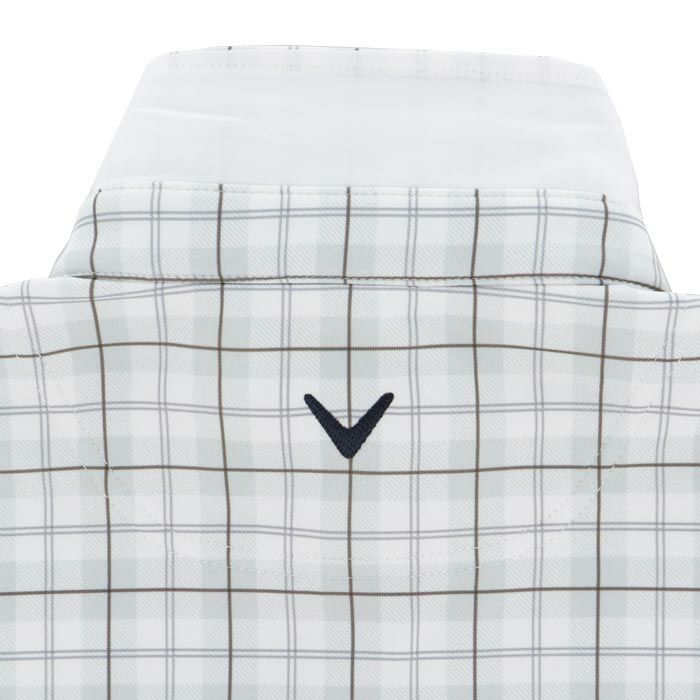 キャロウェイ Callaway メンズ チェック柄 裏起毛 長袖 ポロシャツ