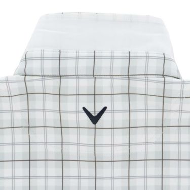 キャロウェイ Callaway　メンズ チェック柄 裏起毛 長袖 ポロシャツ C24233114　2024年モデル 詳細6