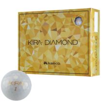 キャスコ　KIRA DIAMOND 2 キラ ダイヤモンド2 2024年モデル　ゴルフボール 1ダース （12球入り） ホワイト