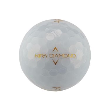 キャスコ　KIRA DIAMOND 2 キラ ダイヤモンド2 2024年モデル　ゴルフボール 1ダース （12球入り） ホワイト 詳細4