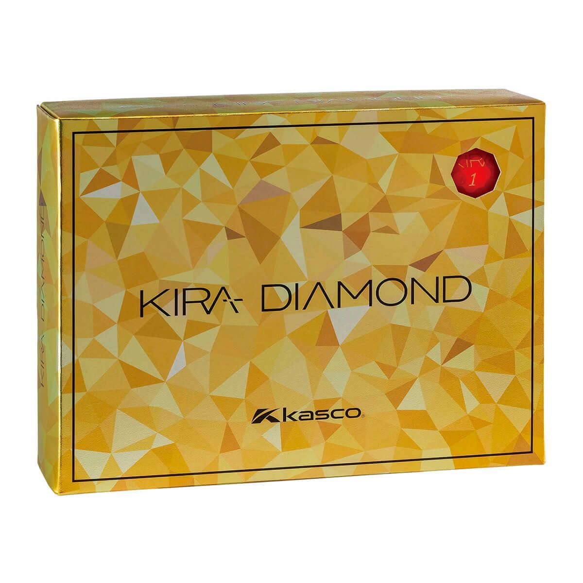 キャスコ　KIRA DIAMOND 2 キラ ダイヤモンド2 2024年モデル　ゴルフボール 1ダース （12球入り） レッド 詳細1