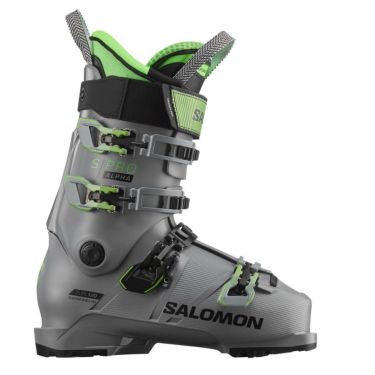 サロモン SALOMON　S/PRO ALPHA 120 GW エス/プロアルファ 120 GW STEEL GREY/Pastel Neon Green　スキーブーツ 2022-2023 詳細1