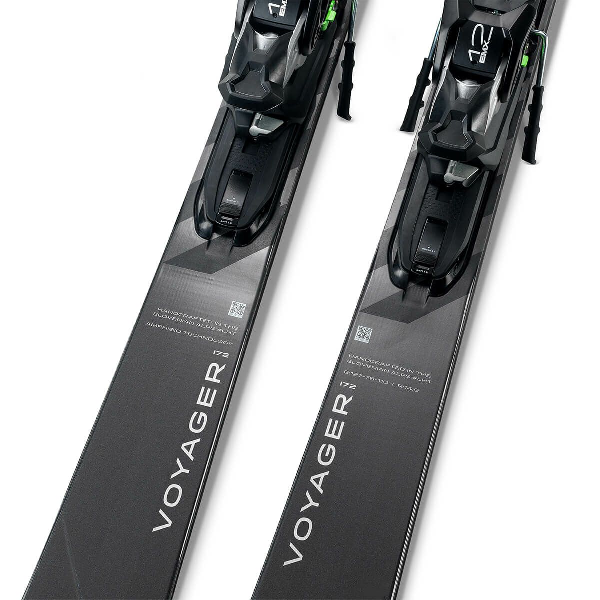 エラン ELAN　VOYAGER FUSION X+EMX 12.0 GW FUSION X ボイジャー　フュージョンエックス BLACK　スキー板 ビンディングセット 2024-2025 詳細9