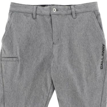 キャロウェイ Callaway　メンズ 撥水 ロゴ刺繍 裏起毛 8WAYストレッチ ロングパンツ C24226109　2024年モデル [裾上げ対応1●] 詳細3