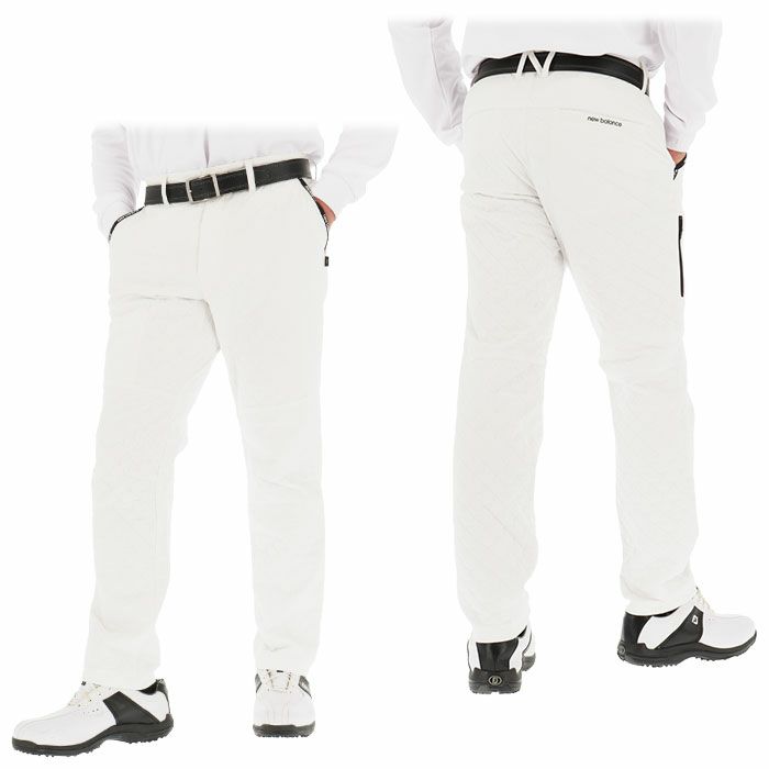 ニューバランスゴルフ　メンズ SPORT 防風 総柄キルト ストレッチ テーパード ロングパンツ 012-4231004　2024年モデル 詳細2