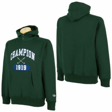 チャンピオンゴルフ ChampionGOLF　メンズ ビッグロゴプリント スウェット 裏起毛 長袖 パーカー C3-AG101　2024年モデル 詳細2