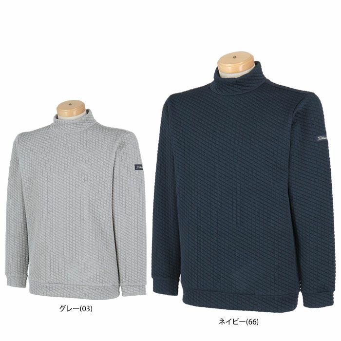 タイトリスト Titleist メンズ キルトジャカード ストレッチ 長袖 
