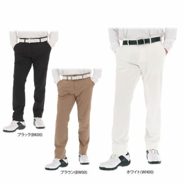 デサントゴルフ DESCENTE GOLF　メンズ 撥水 ロゴデザイン ストレッチ ロングパンツ DG4FLP05M　2024年モデル [裾上げ対応1●] 詳細1