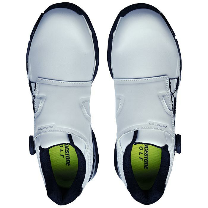 ブリヂストン　ゼロ・スパイク バイター ツアー ボア メンズ スパイクレス ゴルフシューズ SH2401 WK ホワイト/ブラック　2024年モデル 詳細3