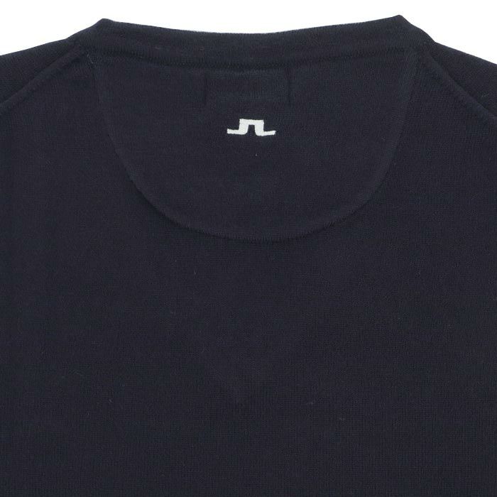 Jリンドバーグ J.LINDEBERG　メンズ ロゴ刺繍 長袖 Vネック セーター 071-12910　2024年モデル 詳細4