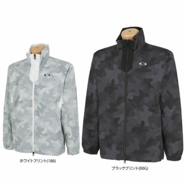 オークリー OAKLEY　メンズ 撥水 防風 カモフラージュ柄 ストレッチ 長袖 フルジップ ジャケット FOA406911　2024年モデル 詳細1