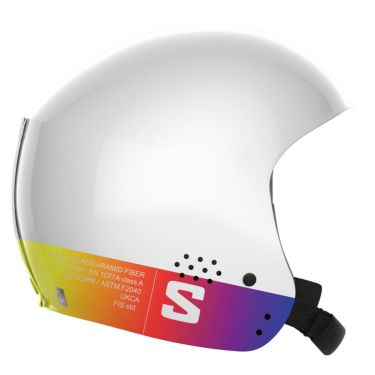 サロモン SALOMON　S/RACE FIS INJECTED エスレース フィス White Gradient　スキーヘルメット 2022-2023 詳細1