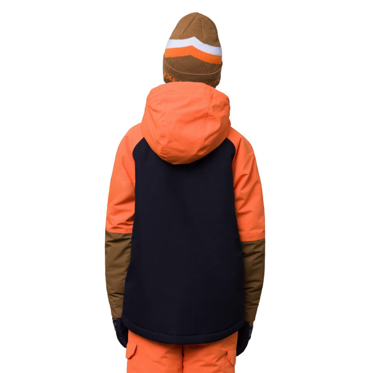 シックスエイトシックス 686　ジュニア スキーウェア ボーイズ ハイドラ インシュレーテッド ジャケット HYDRA INSULATED JACKET M2W502-VOCB 2023-2024 VIBRANT ORANGE COLORBLOCK