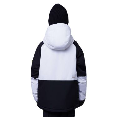 シックスエイトシックス 686　ジュニア スキーウェア ジュニア エクスプロ―レーション インシュレーテッド ジャケット EXPLORATION INSULATED JACKET M2W505-NWB 2023-2024 NASA WHITE BLACK