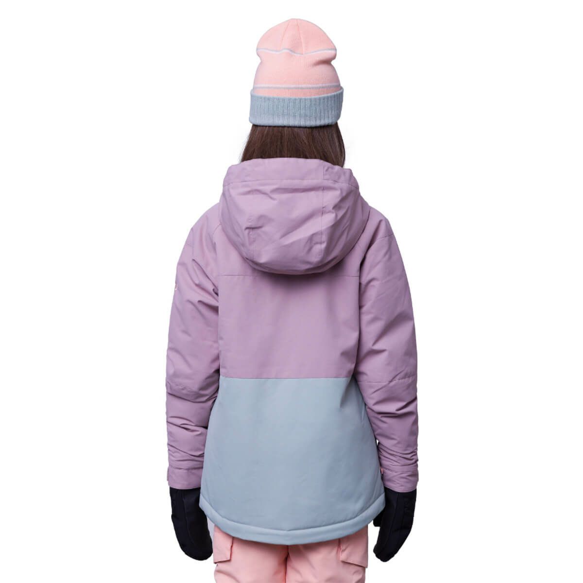 シックスエイトシックス 686　ジュニア スキーウェア ガールズ アテナ インシュレーテッド ジャケット ATHENA INSULATED JACKET M2W704-DMCB 2023-2024 DUSTY MAUVE COLORBLOCK
