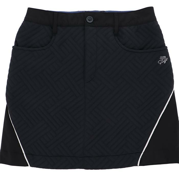 ユナイテッドアローズゴルフ　レディース 生地切替 アンダーパンツ付き スカート 6024-699-0017　2024年モデル 詳細3