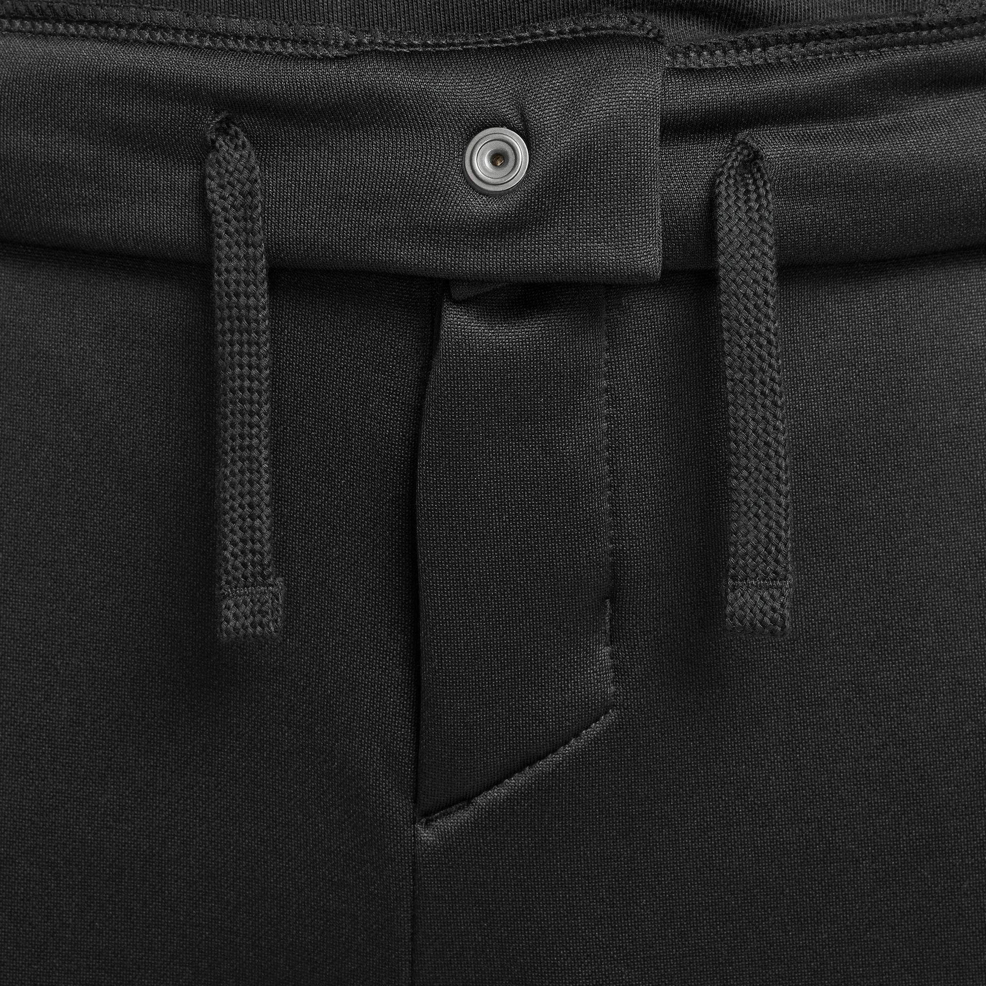 ナイキ NIKE　メンズ フリース 裏起毛 サイドジップ ロングパンツ FQ1163 010 ブラック/ホワイト　2024年モデル 詳細2