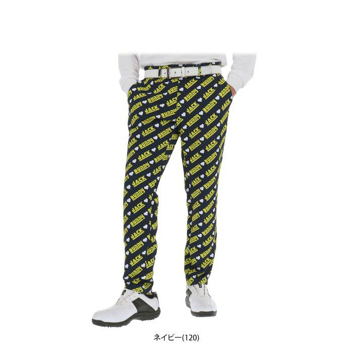 ジャックバニー Jack Bunny!!　メンズ 2WAYストレッチ 総柄 テーパード ロングパンツ 262-4231109　2024年モデル 詳細1