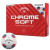 キャロウェイ　クロム ソフト トゥルートラック 2024年モデル　ゴルフボール 1ダース（12球入り） レッド/ブルー TRUTRACK-BLU/RED（ホワイト）