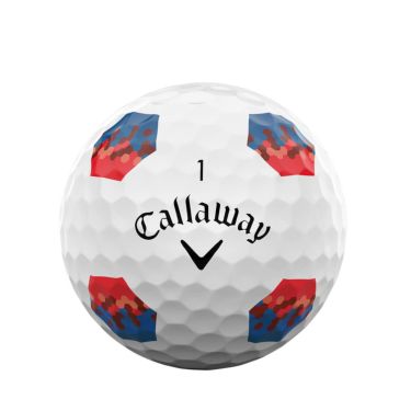 キャロウェイ　クロム ツアー トゥルートラック 2024年モデル　ゴルフボール　1ダース（12球入り） トゥルートラック レッド/ブルー 詳細3