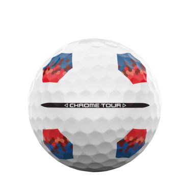 キャロウェイ　クロム ツアー トゥルートラック 2024年モデル　ゴルフボール　1ダース（12球入り） トゥルートラック レッド/ブルー 詳細4