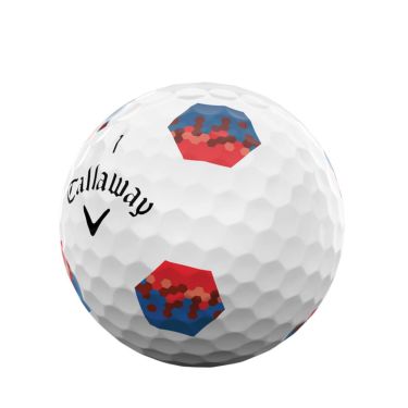 キャロウェイ　クロム ツアーX トゥルートラック 2024年モデル　ゴルフボール　1ダース（12球入り） トゥルートラック レッド/ブルー 詳細2