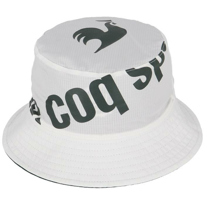 ルコック Le coq sportif　メンズ リバーシブル バケットハット LG4FCP70M GRWH グリーン×ホワイト　2024年モデル 詳細2
