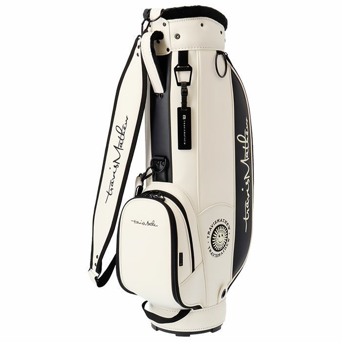 トラヴィスマシュー Travis Mathew　メンズ バイカラー キャディバッグ 7AK900 1WHT ホワイト　2024年モデル ホワイト（1WHT）