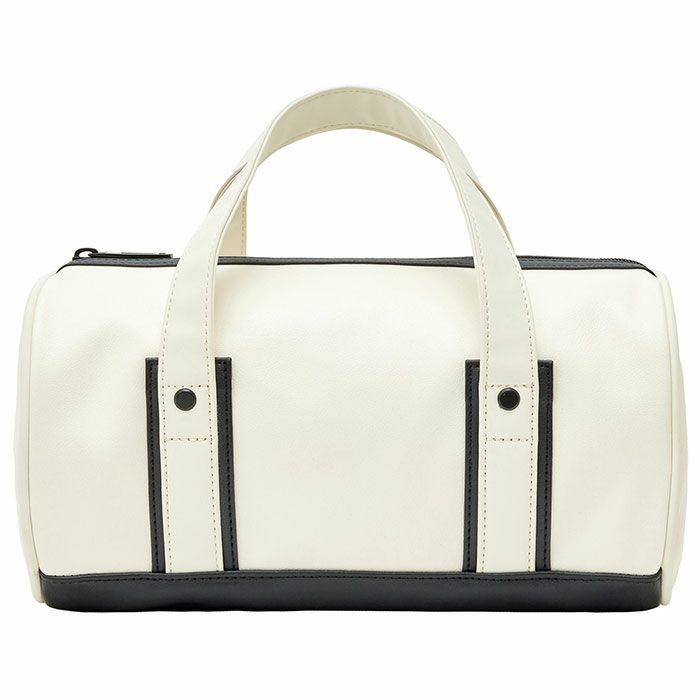 トラヴィスマシュー Travis Mathew　メンズ バイカラー ドラムバッグ型 ミニボストンバッグ 7AK902 1WHT ホワイト　2024年モデル 詳細1