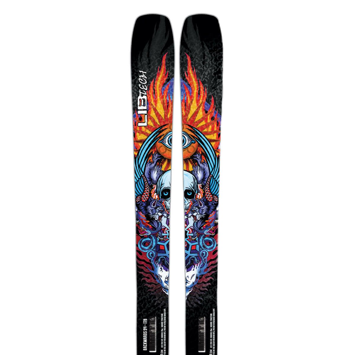 リブテック LIBTECH　BACKWARDS バックワーズ　スキー板 単品 2024-2025