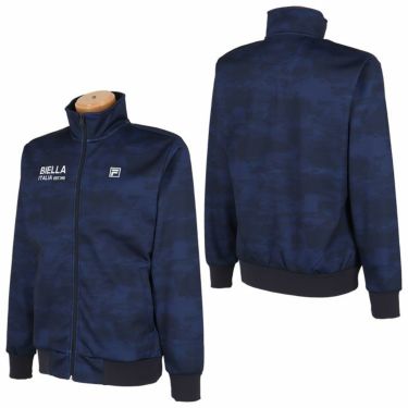 フィラ FILA　メンズ 防風 カモフラージュ柄 ストレッチ ボンディング 裏フリース 長袖 フルジップ ブルゾン 784-290Y 詳細2