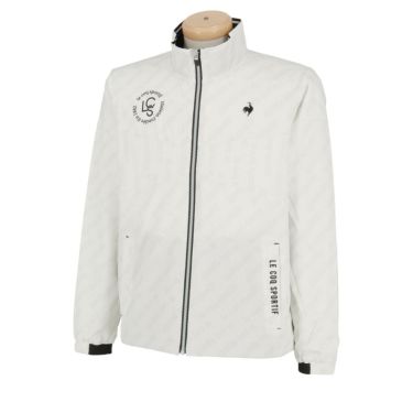 ルコック Le coq sportif　メンズ 撥水 防風 ロゴデザイン 総柄プリント ストレッチ 長袖 フルジップ ブルゾン LG4FWB05M　2024年モデル 詳細4