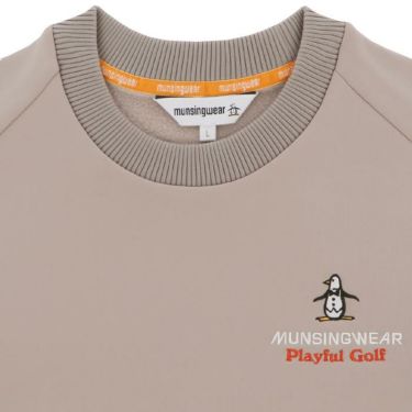 マンシングウェア Munsingwear　レディース ENVOY バックプリント 裏起毛 ストレッチ 長袖 クルーネック スウェット プルオーバー MG4FSW52L　2024年モデル 詳細3