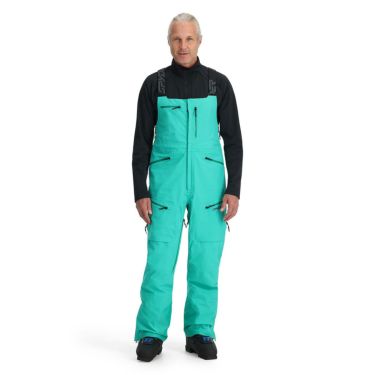 スパイダー SPYDER　スキーウェア サンクション ビブ シェルパンツ SANCTION BIB SHELL PANTS 38SA125410 2024-2025 TEAL GREEN