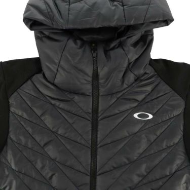 オークリー OAKLEY　メンズ 撥水 中綿 生地切替 長袖 フード付き フルジップ ブルゾン FOA406912　2024年モデル 詳細3