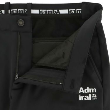 アドミラル Admiral　メンズ 撥水 ストレッチ 裏フリース ボンディング テーパード ロングパンツ ADMA496　2024年モデル [裾上げ対応1●] 詳細5