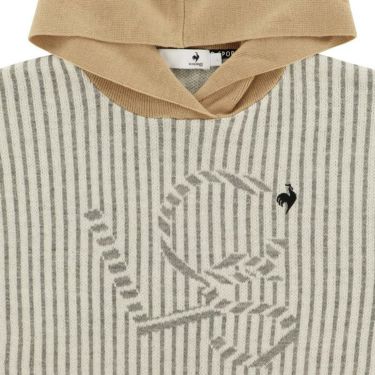 ルコック Le coq sportif　レディース ストライプ柄 ビッグロゴ 長袖 フーディー セーター LG4FST80L　2024年モデル 詳細4